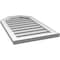 Ekena Millwork Octagonal Top Surface Mount PVC Gable Vent w/ 2"W x 1-1/2"P Brickmould Frame, 18"W x 30"H GVPOT18X3002SF - alternate 4